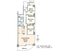 【東京都/江戸川区西葛西】ナイスパークフロンテージ西葛西 間取り図