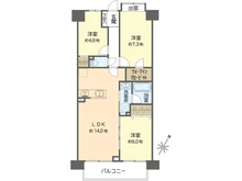 【東京都/江戸川区南葛西】アーベントハイム葛西臨海公園 間取り図