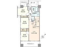 【東京都/江戸川区西葛西】ゼファー西葛西 間取り図
