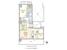 【埼玉県/さいたま市南区沼影】武蔵浦和SKY＆GARDEN C棟 間取り図