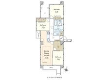 【埼玉県/戸田市下前】リブネスモア戸田公園 間取り図