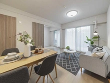 【埼玉県/さいたま市桜区田島】オハナ中浦和 リビング・ダイニング：右奥：洋室 