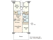 【埼玉県/さいたま市桜区田島】オハナ中浦和 間取り図