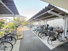 【埼玉県/さいたま市南区鹿手袋】武蔵浦和パーク・ホームズ ウエストコート 駐輪場