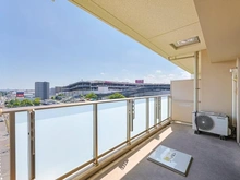 【埼玉県/戸田市美女木東】オハナ北戸田ガーデニア A棟 バルコニー
