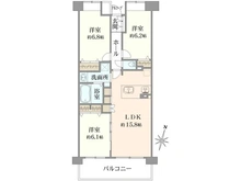 【埼玉県/さいたま市北区奈良町】コスモ大宮宮原ガーデンフォルム 間取り図