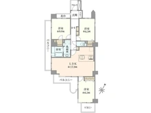 【埼玉県/さいたま市見沼区島町】ライオンズガーデン東大宮弐番館 間取り図
