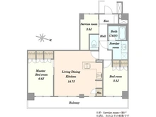 【埼玉県/戸田市下前】リブネスモア戸田公園 間取り図