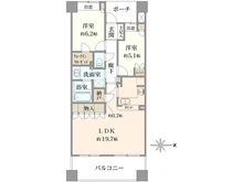 【埼玉県/さいたま市南区辻】グランステージ南浦和 間取り図