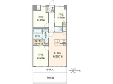 【埼玉県/戸田市本町】コスモ戸田公園グレイスフォルム 間取り図