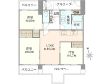 【埼玉県/戸田市大字新曽】日神パレステージ戸田 間取り図