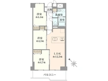 【埼玉県/さいたま市南区白幡】南浦和センチュリーマンション 間取り図