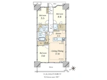 【埼玉県/志木市本町】プラウドシティ志木本町 センターコート 間取り図