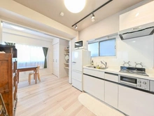 【東京都/世田谷区北沢】笹塚マンション ダイニングキッチン：家具・調度品は含みません。