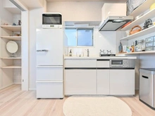 【東京都/世田谷区北沢】笹塚マンション キッチン：家具・調度品は含みません。