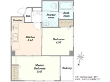 【東京都/世田谷区北沢】笹塚マンション 間取り図