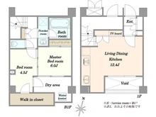 【東京都/世田谷区太子堂】オープンレジデンス三軒茶屋 S棟 間取り図