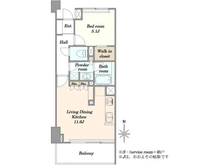 【東京都/世田谷区三軒茶屋】レグノ・スイート三軒茶屋 間取り図