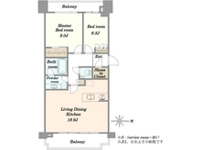 【東京都/世田谷区池尻】マスタービューレジデンス 間取り図