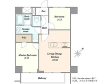 【東京都/世田谷区三軒茶屋】ワコーレ三軒茶屋 間取り図