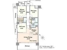 【東京都/世田谷区駒沢】クレヴィア駒沢大学 間取り図