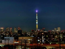 【東京都/江東区辰巳】ブリリア辰巳キャナルテラス 眺望：北側バルコニーからの眺望(ズーム有)