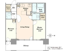 【東京都/品川区東品川】品川イーストシティタワー 間取り図