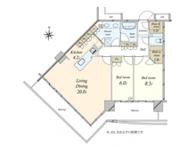 【東京都/江東区豊洲】アーバンドックパークシティ豊洲 タワーA 間取り図