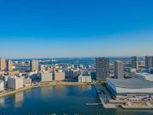 【東京都/江東区豊洲】スカイズ タワー＆ガーデン 眺望：東京ゲートブリッジを望む眺望（天候による）
※ズーム無