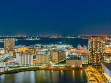 【東京都/江東区豊洲】スカイズ タワー＆ガーデン 眺望：東京ゲートブリッジを望む眺望（天候による）
※ズーム有