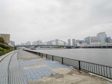 【東京都/中央区勝どき】勝どきザ・タワー 隅田川（現地より約300m）