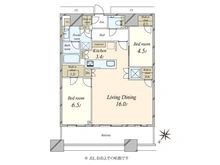 【東京都/中央区勝どき】勝どきザ・タワー 間取り図