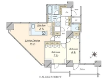 【東京都/江東区東雲】BEACON　Tower　Residence　ビーコンタワー 間取り図