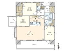 【東京都/江東区北砂】ウィルローズ住吉 間取り図