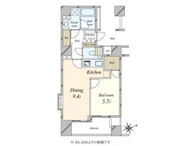 【東京都/目黒区下目黒】シーダム目黒 間取り図