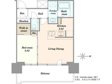 【東京都/品川区東品川】品川イーストシティタワー 間取り図