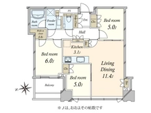 【東京都/江東区豊洲】シティタワーズ豊洲ザ・シンボル 間取り図