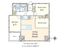 【東京都/江東区豊洲】シティタワーズ豊洲ザ・ツイン　 ノースタワー 間取り図