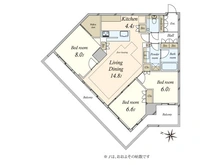 【東京都/江東区豊洲】アーバンドックパークシティ豊洲 タワーA 間取り図