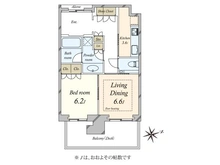 【大阪府/大阪市北区大深町】グラングリーン大阪 THE NORTH RESIDENCE 間取り図