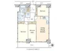 【東京都/江東区東雲】Wコンフォートタワーズ W Comfort Towers　WEST 間取り図