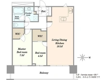 【東京都/江東区豊洲】アーバンドックパークシティ豊洲 タワーA 間取り図