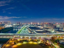 【東京都/江東区豊洲】スカイズタワー＆ガーデン 眺望：レインボーブリッジビューです（天候による）
※ズームなし