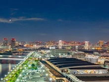 【東京都/江東区豊洲】スカイズタワー＆ガーデン 眺望：レインボーブリッジビューです（天候による）
※ズームあり
