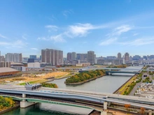 【東京都/江東区豊洲】スカイズタワー＆ガーデン 眺望：お台場方面
※ズームなし