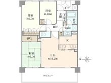 【神奈川県/横浜市鶴見区下末吉】ナイスビューリヨン横濱鶴見 間取り図