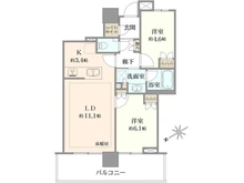 【神奈川県/海老名市扇町】グレーシアタワーズ海老名イースト 間取り図