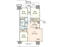 【神奈川県/川崎市幸区柳町】プラウド川崎柳町 間取り図