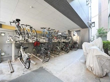 【神奈川県/川崎市川崎区本町】ルシオン多摩川 駐輪場