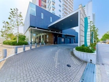 【神奈川県/川崎市幸区戸手】アクアリーナ川崎ロッソタワー アプローチ